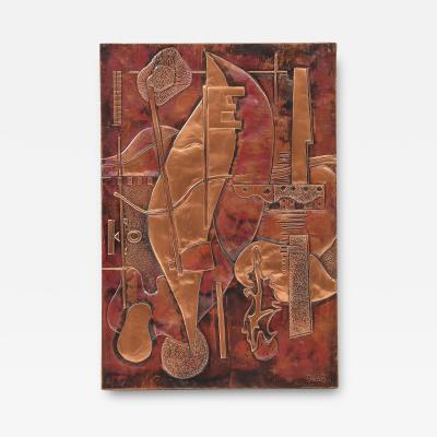 Georges Braque Still Life Copper Panel by George Braque