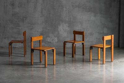 Georges Candilis Dining Chairs by Georges Candilis Anja Blomstedt for Sentou 1968 France
