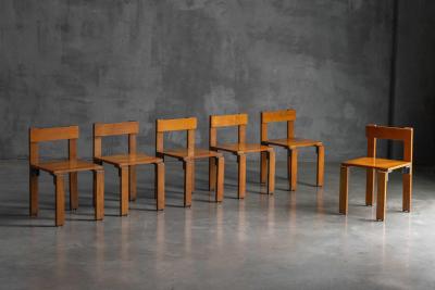 Georges Candilis Dining Chairs by Georges Candilis Anja Blomstedt for Sentou 1968 France