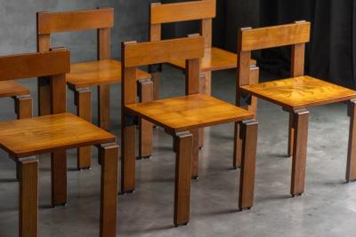 Georges Candilis Dining Chairs by Georges Candilis Anja Blomstedt for Sentou 1968 France