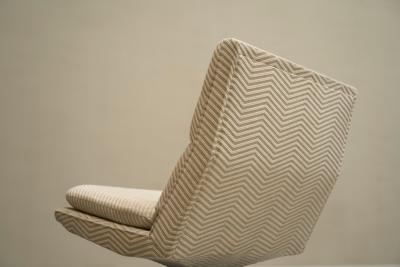 Georges Charles van Rijk Georges Charles van Rijk Pair of Swivel Lounge Chairs for Beaufort Belgium 1960s