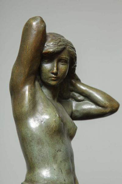 Georges Gori French Art Deco Bronze Figure by Georges Gori