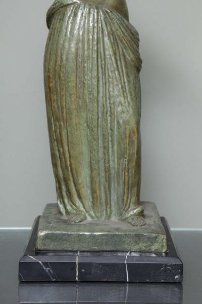 Georges Gori French Art Deco Bronze Figure by Georges Gori