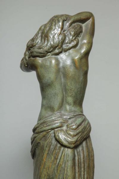 Georges Gori French Art Deco Bronze Figure by Georges Gori