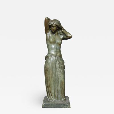 Georges Gori French Art Deco Bronze Figure by Georges Gori