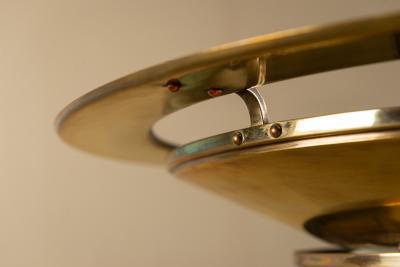 Georges Halais Art Deco Lamp in Brass by Georges Halais France 1930s