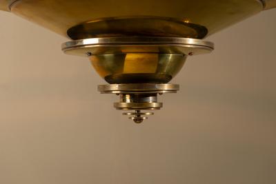 Georges Halais Art Deco Lamp in Brass by Georges Halais France 1930s