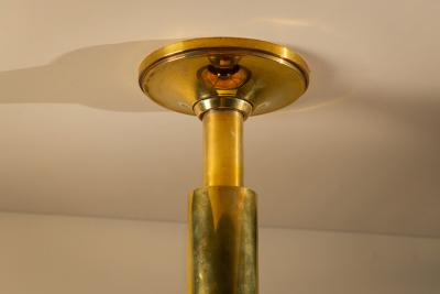 Georges Halais Art Deco Lamp in Brass by Georges Halais France 1930s