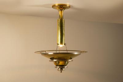 Georges Halais Art Deco Lamp in Brass by Georges Halais France 1930s