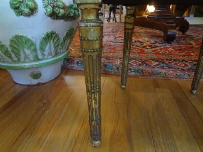 Georges Jacob Pair of 19th Century French Louis XVI Style Giltwood Chairs