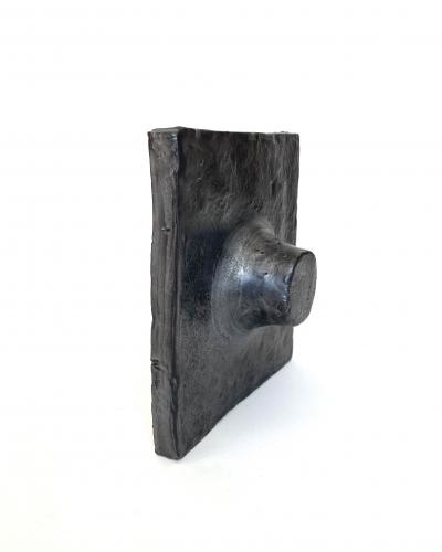 Georges Jouve GEORGES JOUVE JOUVE FRANCE FRENCH BLACK CERAMIC TILE C1965