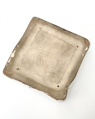 Georges Jouve Georges Jouve French Ceramic Artist Ceramic Cendrier or Vide Poche With Raisins