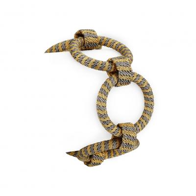 Georges L Enfant Georges LEnfant for Tiffany Co Bi color Gold Bracelet
