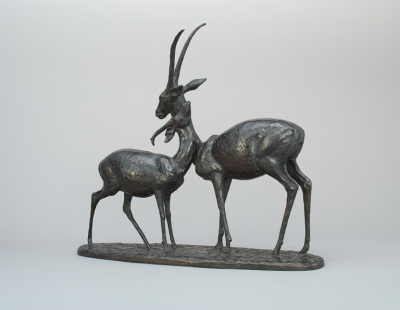 Georges Lucien Guyot Gazelles couple ca 1925