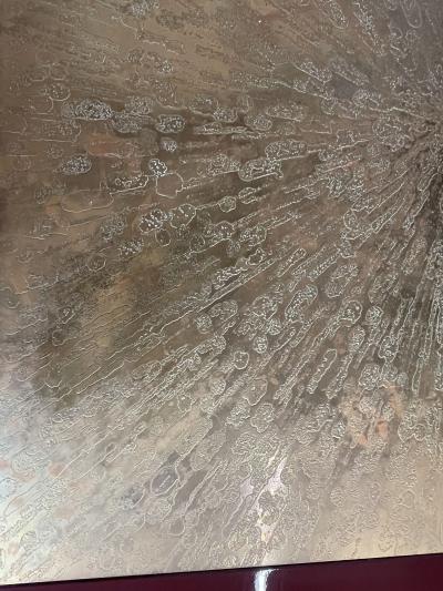 Georges Mathias Belgian Mid Century Modern Dining Center Table Lacquer Signed