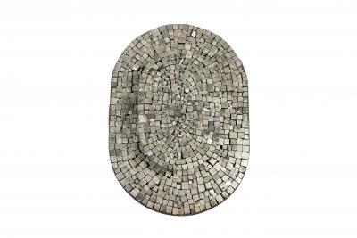 Georges Mathias Pair of 1970s pyrite stones sconces by Georges Mathias