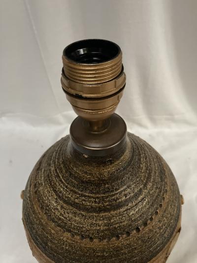 Georges Pelletier 1950s Studio pottery ceramic lamp by Georges Pelletier