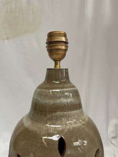Georges Pelletier 1960s Studio pottery ceramic lamp by Georges Pelletier