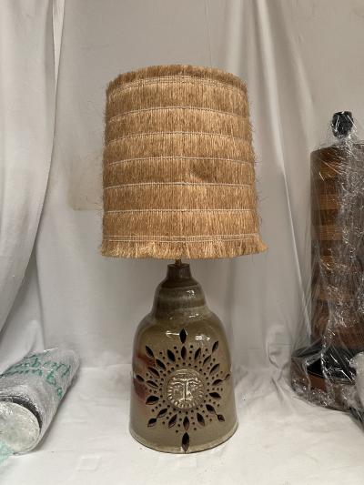 Georges Pelletier 1960s Studio pottery ceramic lamp by Georges Pelletier