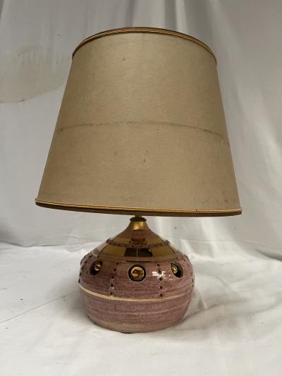 Georges Pelletier 1970s Decorative studio pottery lamp by Georges Pelletier