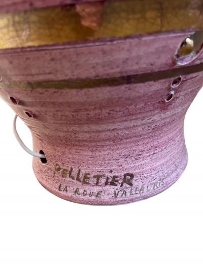 Georges Pelletier 1970s Large studio Pottery lamp by Georges Pelletier