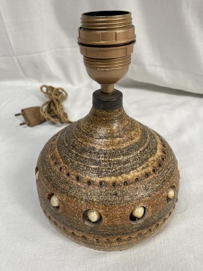 Georges Pelletier 1970s Studio pottery ceramic lamp by Georges Pelletier