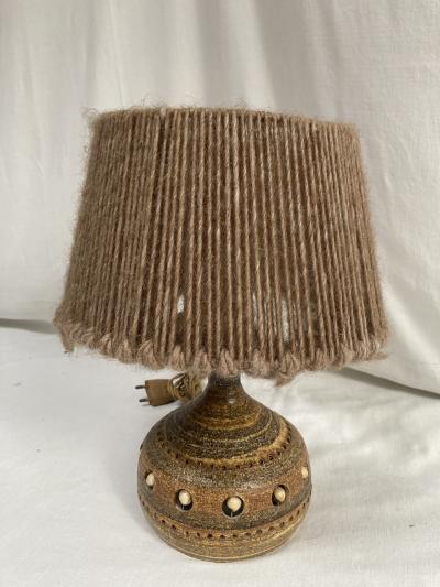 Georges Pelletier 1970s Studio pottery ceramic lamp by Georges Pelletier