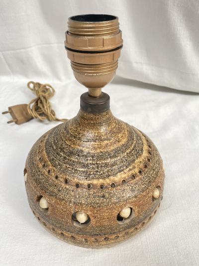 Georges Pelletier 1970s Studio pottery ceramic lamp by Georges Pelletier