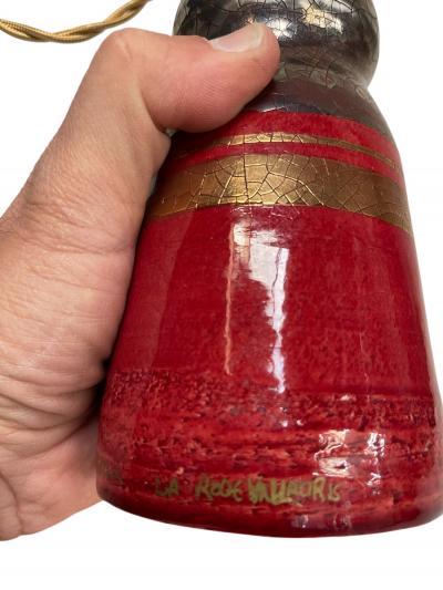 Georges Pelletier 1970s Studio pottery ceramic lamp by Georges Pelletier