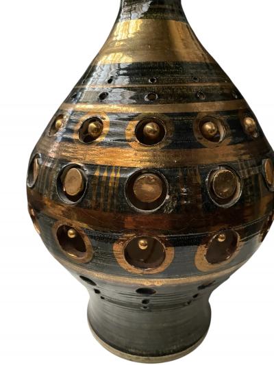 Georges Pelletier 1970s Studio pottery ceramic lamp by Georges Pelletier