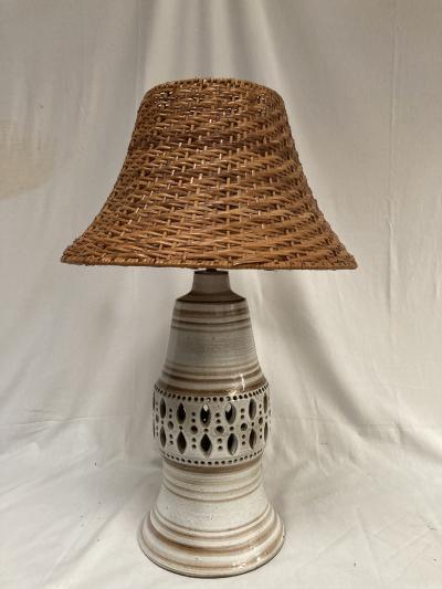 Georges Pelletier 1970s Studio pottery lamp by Vallauris