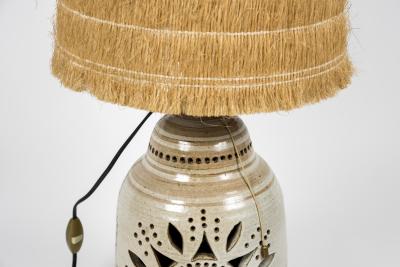 Georges Pelletier 1970s ceramic lamp attributed To Georges Pelletier