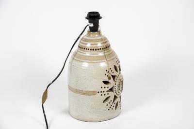 Georges Pelletier 1970s ceramic lamp attributed To Georges Pelletier