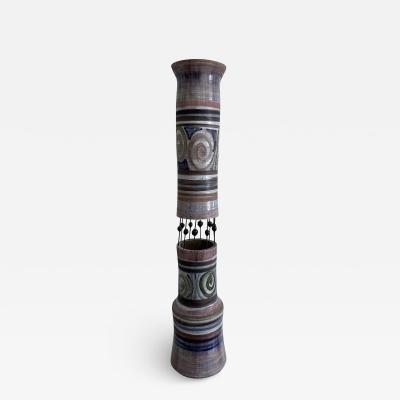 Georges Pelletier Ceramic Totem Lamp by Georges Pelletier for Accolay France 1960s