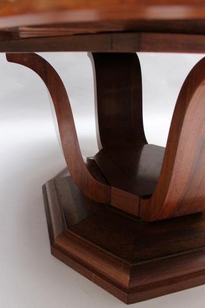 Georges Renouvin Large French Art Deco Extendable Dining Table by Georges Renouvin