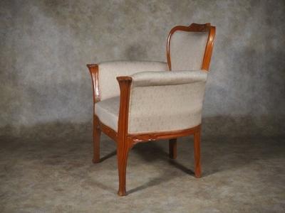 Georges de Feure Georges de Feure pair of armchairs 1900 Expo Model