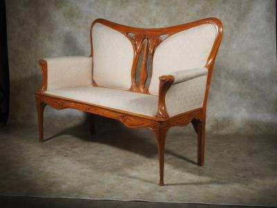 Georges de Feure Georges de Feure settee 1900 Expo model