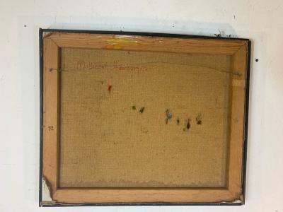 Georgia O Keeffe SURREALIST PUMPKIN PATCH PAINTING