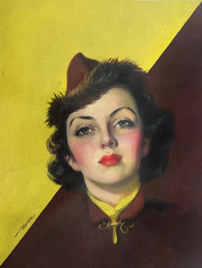 Georgia Warren Love Mirror Pulp Magazine Cover Illustration Depression Era