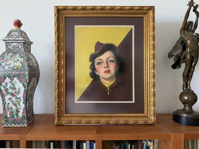 Georgia Warren Love Mirror Pulp Magazine Cover Illustration Depression Era