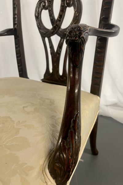 Georgian Arm Office Chair Ball and Claw