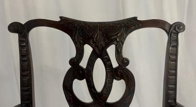 Georgian Arm Office Chair Ball and Claw