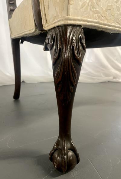 Georgian Arm Office Chair Ball and Claw