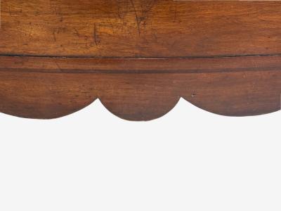 Georgian Bow Front Chest on Chest Mahogany Brass England 19th c 