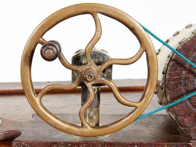 Georgian Brass and Mahogany Mechanical Bellows