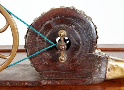 Georgian Brass and Mahogany Mechanical Bellows