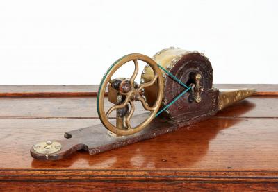 Georgian Brass and Mahogany Mechanical Bellows