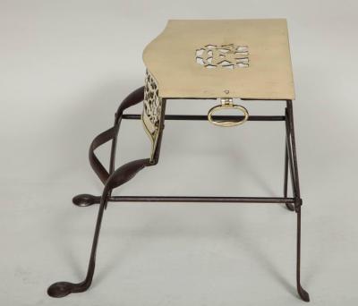 Georgian Brass and Steel Trivet