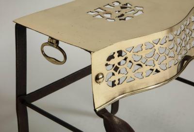 Georgian Brass and Steel Trivet