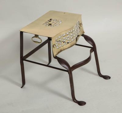 Georgian Brass and Steel Trivet